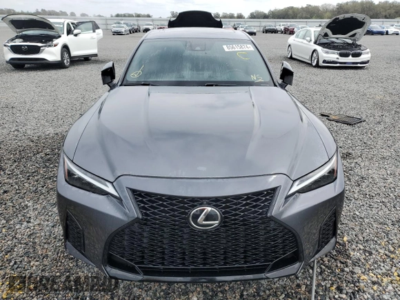 2023 Lexus IS with VIN JTHAP1D20P5002151, listed as a Copart auction lot 85615874 with 36,612 mi miles and Salvage Title. Bid and sale history available at carsss.com. Image 5.