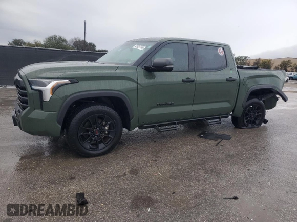 2023 Toyota Tundra 2WD SR5 with VIN 5TFLA5AB8PX028654, listed as a Copart auction lot 41927755 with 5,396 mi miles and Salvage Title. Bid and sale history available at carsss.com. Image 1.