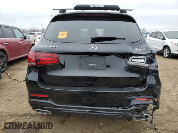 2022 Mercedes-Benz GLC 300 with VIN W1N0G8EB5NV331163, listed as a Copart auction lot 47469025 with 43,404 mi miles and Salvage Title. Bid and sale history available at DreamBid. Image 6.