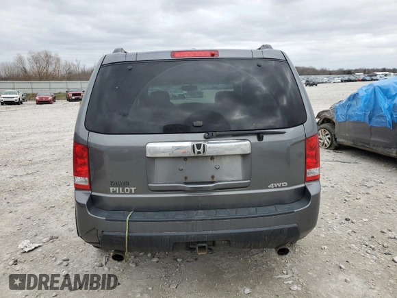 2011 Honda Pilot EX-L with VIN 5FNYF4H64BB063060, listed as a Copart auction lot 52016295 with 99,907 mi miles and Clean Title. Bid and sale history available at carsss.com. Image 6.