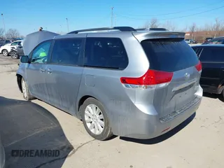 2011 Toyota Sienna XLE AAS with VIN 5TDYK3DC6BS147636, listed as a IAAI auction lot 41759192 with 182,966 mi miles and . Bid and sale history available at DreamBid. Image 3.