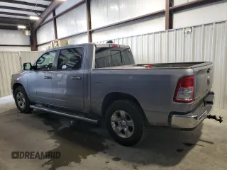 2022 Ram 1500 Big Horn with VIN 1C6RREFG4NN325881, listed as a Copart auction lot 60715695 with 93,313 mi miles and Clean title. Bid and sale history available at DreamBid. Image 2.