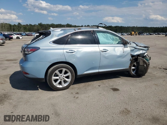 2010 Lexus RX 350 с VIN 2T2ZK1BA2AC010089, выставлен на аукционе Copart как лот 58195015 с пробегом Не указан миль и Списание • Salvage title. История ставок и продаж доступна на DreamBid. Изображение 3.