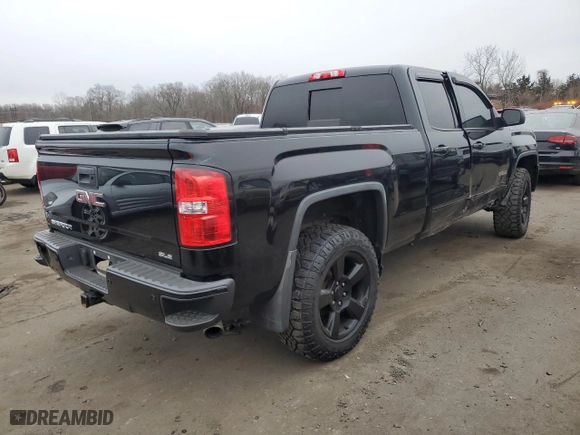 2018 GMC Sierra 1500 SLE with VIN 1GTV2MEC7JZ141283, listed as a Copart auction lot 80917934 with 118,608 mi miles and Salvage Title. Bid and sale history available at carsss.com. Image 3.