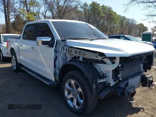 2022 Ford F-150 XL with VIN 1FTFW1EDXNFA57238, listed as a IAAI auction lot 41796004 with 44,947 mi miles. Bid and sale history available at carsss.com. Image 1.