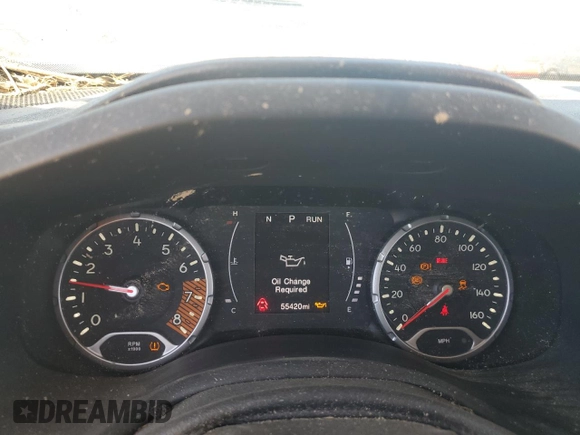 2020 Jeep Renegade Latitude with VIN ZACNJABB8LPL46722, listed as a Copart auction lot 50648745 with 55,420 mi miles and Salvage title. Bid and sale history available at DreamBid. Image 9.