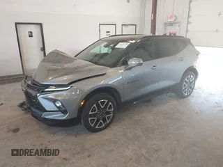 2024 Chevrolet Blazer RS with VIN 3GNKBKRS5RS132834, listed as a IAAI auction lot 42550700 with 26,394 mi miles and . Bid and sale history available at DreamBid. Image 17.