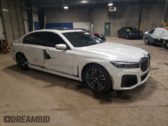 2020 BMW 7 Series 740i xDrive z VIN WBA7T4C04LGG62734, wystawiony jako Copart lot #54722014 z przebiegiem 77 203 mil mil oraz Szkoda całkowita • Salvage title. Historia ofert i sprzedaży dostępna na DreamBid. Obrazek 4.