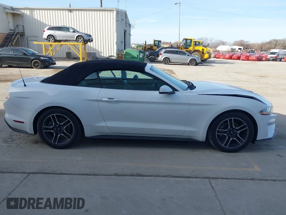 2018 Ford Mustang EcoBoost Premium with VIN 1FATP8UH4J5110308, listed as a IAAI auction lot 41765094 with 59,580 mi miles and . Bid and sale history available at carsss.com. Image 14.