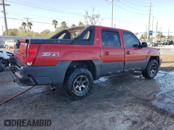 2003 Chevrolet Avalanche with VIN 3GNEK13T73G198529, listed as a Copart auction lot 78468544 with 218,506 mi miles and Non Repairable. Bid and sale history available at DreamBid. Image 3.