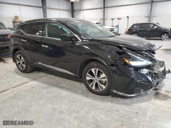 2021 Nissan Murano S with VIN 5N1AZ2AS2MC134076, listed as a Copart auction lot 41915535 with 39,654 mi miles and Salvage Title. Bid and sale history available at carsss.com. Image 4.