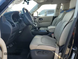 2023 Nissan Armada Platinum with VIN JN8AY2DA4P9404361, listed as a Copart auction lot 80467804 with 8,026 mi miles and Salvage Title. Bid and sale history available at carsss.com. Image 6.