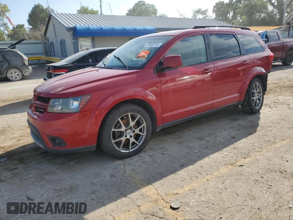 2016 Dodge Journey R/T with VIN 3C4PDCEG4GT207918, listed as a Copart auction lot 71802514 with 142,397 mi miles and Salvage Title. Bid and sale history available at carsss.com. Image 1.