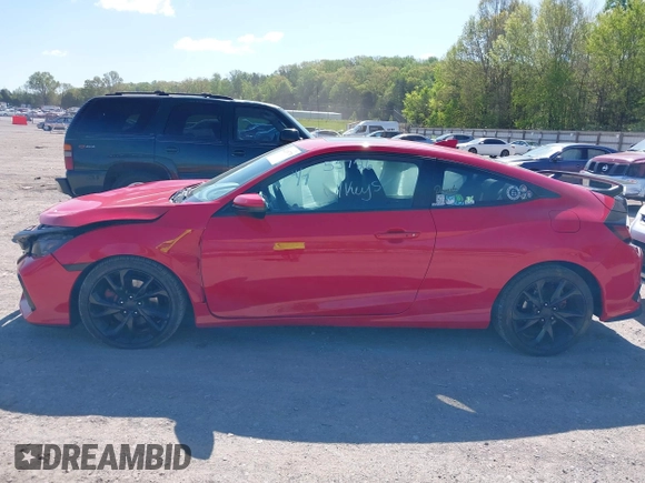 2018 Honda Civic Si Coupe with VIN 2HGFC3A59JH752808, listed as a IAAI auction lot 42018770 with 83,451 mi miles. Bid and sale history available at carsss.com. Image 14.