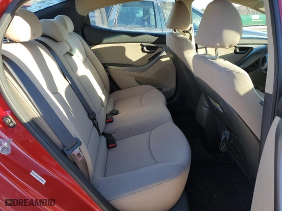 2015 Hyundai Elantra Limited with VIN KMHDH4AE8FU291338, listed as a Copart auction lot 87076114 with 56,494 mi miles and Salvage Title. Bid and sale history available at carsss.com. Image 10.