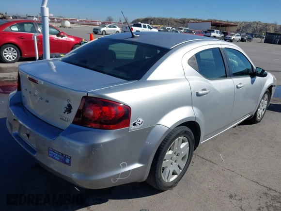 2011 Dodge Avenger Express with VIN 1B3BD4FB4BN543663, listed as a IAAI auction lot 41807649 with 123,818 mi miles and . Bid and sale history available at DreamBid. Image 4.