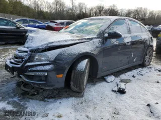 2016 Chevrolet Cruze Limited LTZ with VIN 1G1PG5SB9G7156621, listed as a Copart auction lot 89080205 with 0 mi miles and Salvage Title. Bid and sale history available at carsss.com. Image 1.