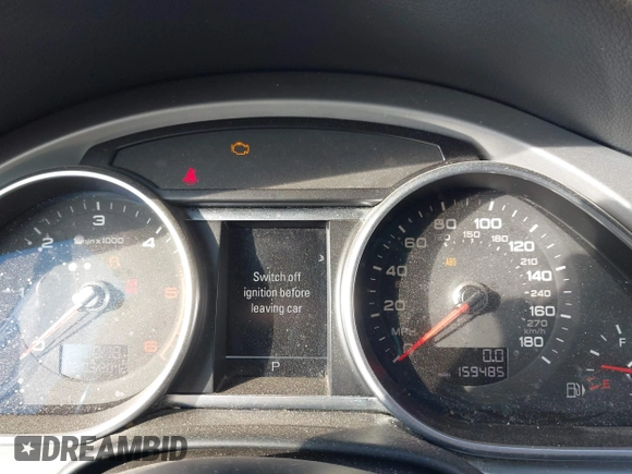 2013 Audi Q7 3.0L TDI Premium Plus with VIN WA1LMAFE8DD004221, listed as a IAAI auction lot 41678528 with 159,485 mi miles. Bid and sale history available at carsss.com. Image 7.