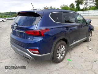 2020 Hyundai Santa Fe SE with VIN 5NMS2CAD0LH180221, listed as a Copart auction lot 55202262 with 0 mi miles. Bid and sale history available at carsss.com. Image 4.