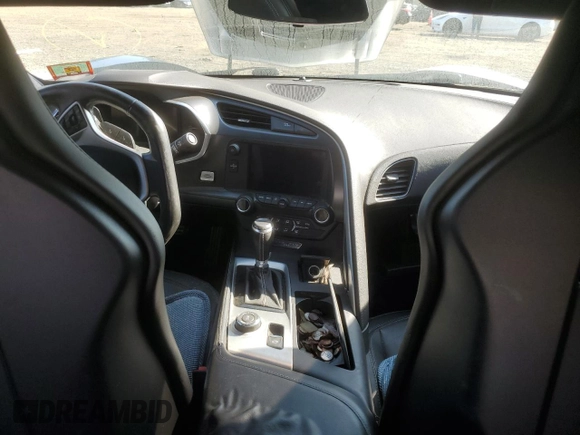 2016 Chevrolet Corvette Z51 1LT with VIN 1G1YH2D73G5123716, listed as a Copart auction lot 67186674 with 0 mi miles and Salvage Title. Bid and sale history available at carsss.com. Image 8.