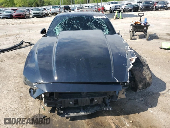 2022 Ford Mustang GT with VIN 1FA6P8CF5N5130246, listed as a Copart auction lot 52614965 with 58,078 mi miles and Salvage Title. Bid and sale history available at carsss.com. Image 5.