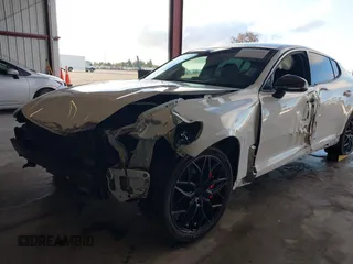 2018 Kia Stinger GT with VIN KNAE35LC7J6022637, listed as a IAAI auction lot 41621388 with 36,905 mi miles. Bid and sale history available at carsss.com. Image 6.