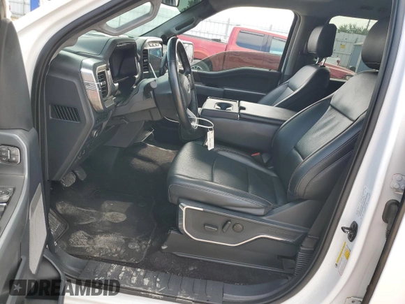 2022 Ford F-150 XL with VIN 1FTFW1EDXNFA73682, listed as a Copart auction lot 68543404 with 61,338 mi miles and Salvage Title. Bid and sale history available at carsss.com. Image 7.