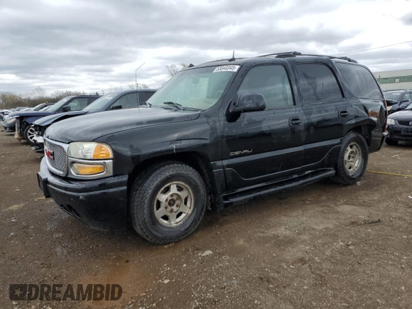 2003 GMC Yukon Denali z VIN 1GKEK63U43J263449, wystawiony jako Copart lot #53848345 z przebiegiem 144 280 mil mil oraz Szkody całkowita. Historia ofert i sprzedaży dostępna na DreamBid. Obrazek 1.
