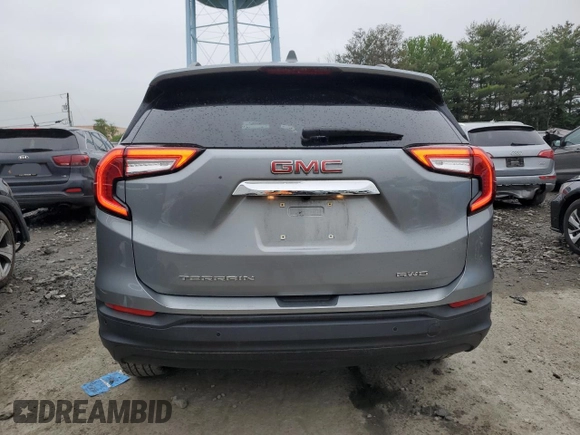 2023 GMC Terrain SLE with VIN 3GKALTEG6PL208923, listed as a Copart auction lot 60535645 with 18,225 mi miles and Salvage title. Bid and sale history available at DreamBid. Image 6.