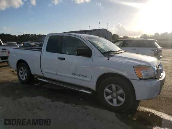 2008 Nissan Titan XE with VIN 1N6BA06A38N348795, listed as a Copart auction lot 78908544 with 214,668 mi miles and Salvage title. Bid and sale history available at DreamBid. Image 4.