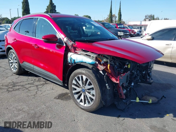 2020 Ford Escape Titanium Hybrid с VIN 1FMCU0DZ0LUC76763, выставлен на аукционе IAAI как лот 40696114 с пробегом 61 234 миль миль и . История ставок и продаж доступна на DreamBid. Изображение 1.