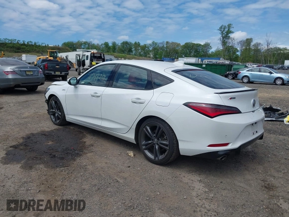2023 Acura Integra Technology with VIN 19UDE4H63PA023846, listed as a IAAI auction lot 42195077 with 57,873 mi miles and . Bid and sale history available at DreamBid. Image 3.