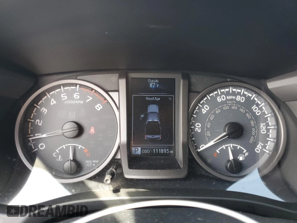2019 Toyota Tacoma SR с VIN 3TMCZ5AN0KM220264, выставлен на аукционе Copart как лот 58575105 с пробегом 111 895 миль миль и Списание • Salvage title. История ставок и продаж доступна на DreamBid. Изображение 9.