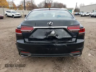 2018 Lexus LS with VIN JTHC51FF3J5002473, listed as a Copart auction lot 80737774 with 40,184 mi miles and Salvage Title. Bid and sale history available at carsss.com. Image 6.
