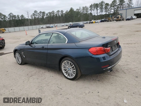 2016 BMW 4 Series 428i xDrive with VIN WBA3T1C55GP821711, listed as a Copart auction lot 44401385 with 54,833 mi miles and Salvage title. Bid and sale history available at DreamBid. Image 2.