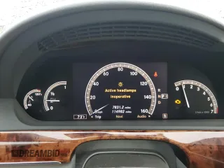 2007 Mercedes-Benz S 550 z VIN WDDNG71X77A044500, wystawiony jako Copart lot #61194905 z przebiegiem 114 982 mil mil oraz Szkoda całkowita • Salvage title. Historia ofert i sprzedaży dostępna na DreamBid. Obrazek 9.