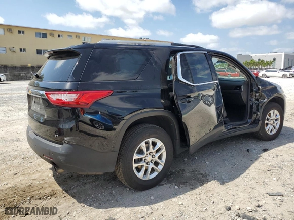 2018 Chevrolet Traverse LT Cloth with VIN 1GNERGKW5JJ101950, listed as a Copart auction lot 50922295 with 163,947 mi miles and Salvage Title. Bid and sale history available at carsss.com. Image 3.