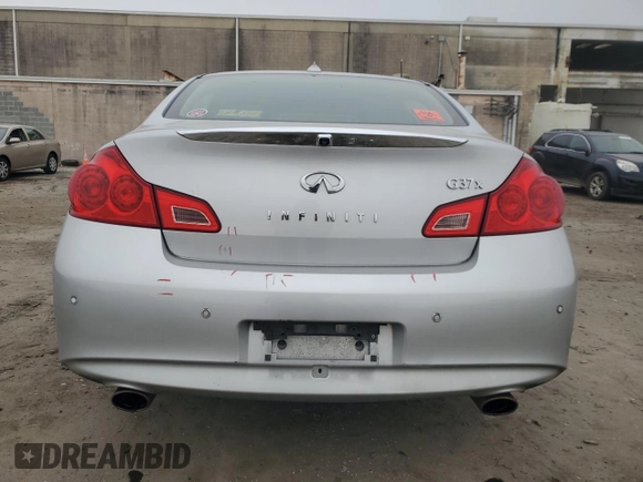 2011 Infiniti G37 x with VIN JN1CV6AR6BM354103, listed as a Copart auction lot 43515065 with 134,121 mi miles and Salvage Title. Bid and sale history available at DreamBid. Image 6.