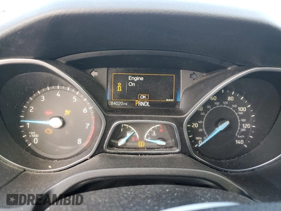 2016 Ford Focus SE with VIN 1FADP3F21GL403961, listed as a Copart auction lot 58027305 with 84,020 mi miles and Salvage title. Bid and sale history available at DreamBid. Image 9.