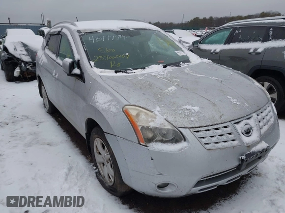 2009 Nissan Rogue SL with VIN JN8AS58V69W431128, listed as a IAAI auction lot 41517774 with Not Provided miles. Bid and sale history available at carsss.com. Image 6.