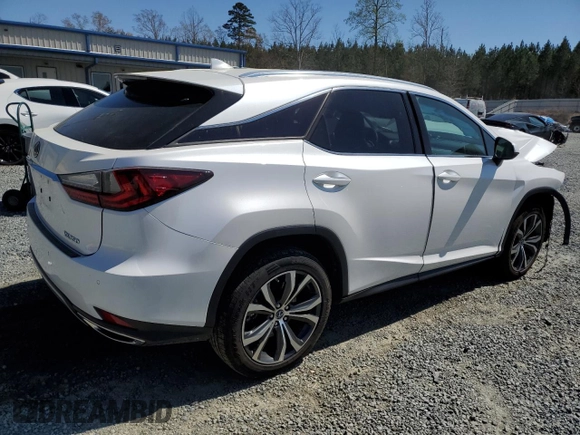 2021 Lexus RX with VIN 2T2HZMAA8MC202308, listed as a Copart auction lot 50890575 with 32,981 mi miles and Salvage Title. Bid and sale history available at carsss.com. Image 3.