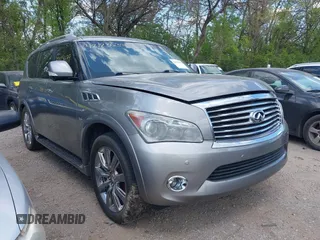 2014 Infiniti QX80 with VIN JN8AZ2NE4E9064351, listed as a IAAI auction lot 42123639 with 164,540 mi miles. Bid and sale history available at carsss.com. Image 18.