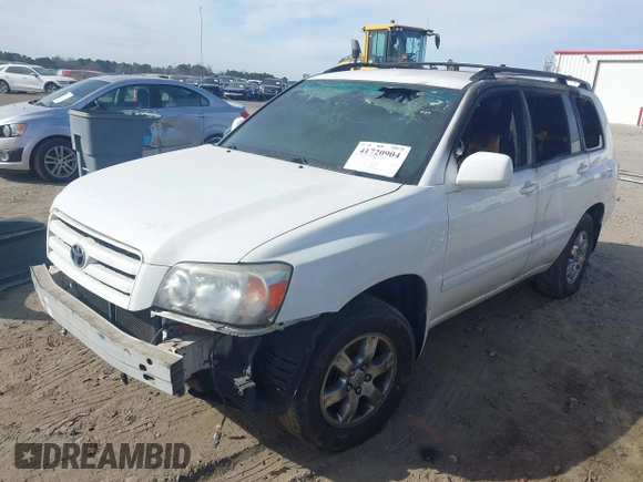 2005 Toyota Highlander z VIN JTEEP21A950123366, wystawiony jako IAAI lot #41720904 z przebiegiem Nie podano mil oraz . Historia ofert i sprzedaży dostępna na DreamBid. Obrazek 2.
