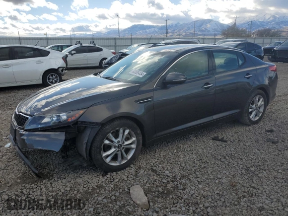 2011 Kia Optima EX with VIN KNAGN4A60B5160263, listed as a Copart auction lot 80885454 with 150,302 mi miles and Salvage Title. Bid and sale history available at carsss.com. Image 1.