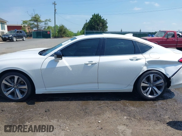 2021 Acura TLX Technology with VIN 19UUB5F42MA012008, listed as a IAAI auction lot 42154951 with 34,876 mi miles and . Bid and sale history available at DreamBid. Image 14.