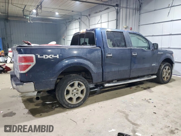 2013 Ford F-150 XL with VIN 1FTFW1ET0DFD43962, listed as a Copart auction lot 88587115 with 209,801 mi miles and Salvage Title. Bid and sale history available at carsss.com. Image 3.