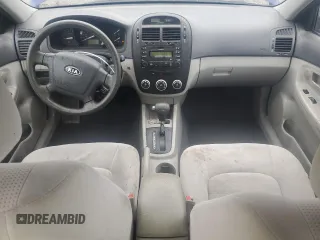 2008 Kia Spectra EX with VIN KNAFE122385539823, listed as a Copart auction lot 71399374 with 142,989 mi miles and Salvage Title. Bid and sale history available at carsss.com. Image 8.