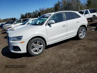 2017 Audi Q3 Premium with VIN WA1ECCFS1HR000761, listed as a Copart auction lot 49047005 with 85,152 mi miles and Salvage Title. Bid and sale history available at carsss.com. Image 1.
