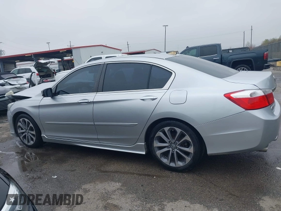 2014 Honda Accord Sport with VIN 1HGCR2F58EA093158, listed as a IAAI auction lot 41597368 with 121,990 mi miles and . Bid and sale history available at DreamBid. Image 14.