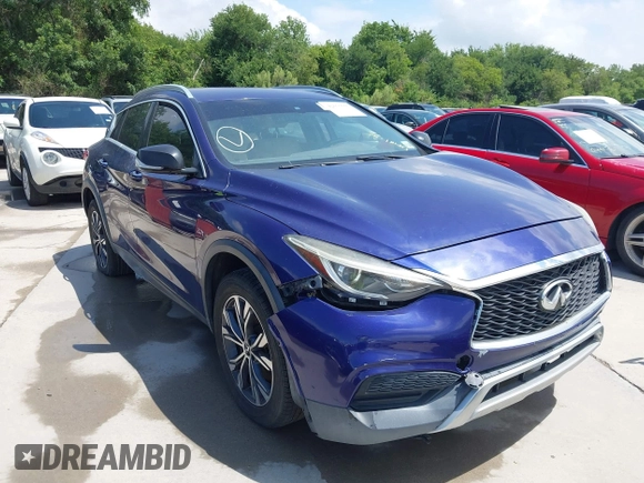 2017 Infiniti QX30 Premium with VIN SJKCH5CR9HA035085, listed as a IAAI auction lot 42675557 with Not provided miles and . Bid and sale history available at DreamBid. Image 6.